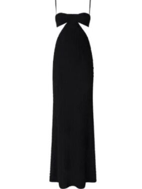 Missoni Black Strapless Bow-Front Maxi Dress